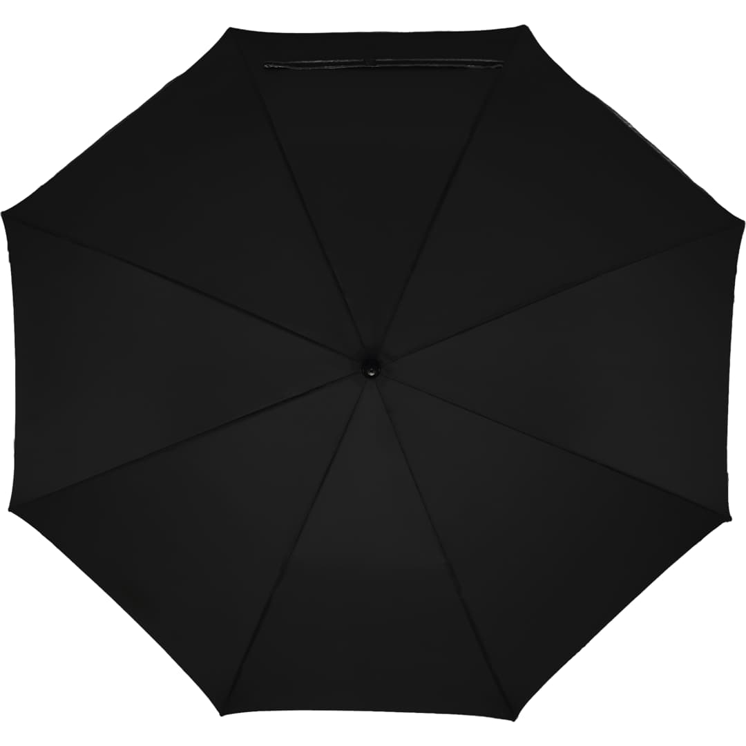 Bullet 60" Auto Open Umbrella w/ Reflective Trim - SM-8183 Black