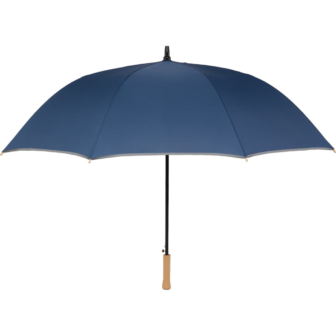 Bullet 60" Auto Open Umbrella w/ Reflective Trim - SM-8183 Blue