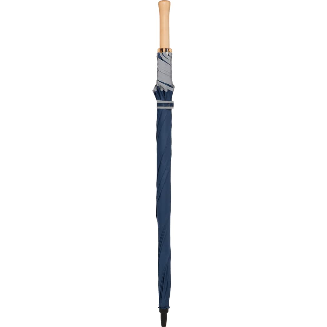 Bullet 60" Auto Open Umbrella w/ Reflective Trim - SM-8183 Blue