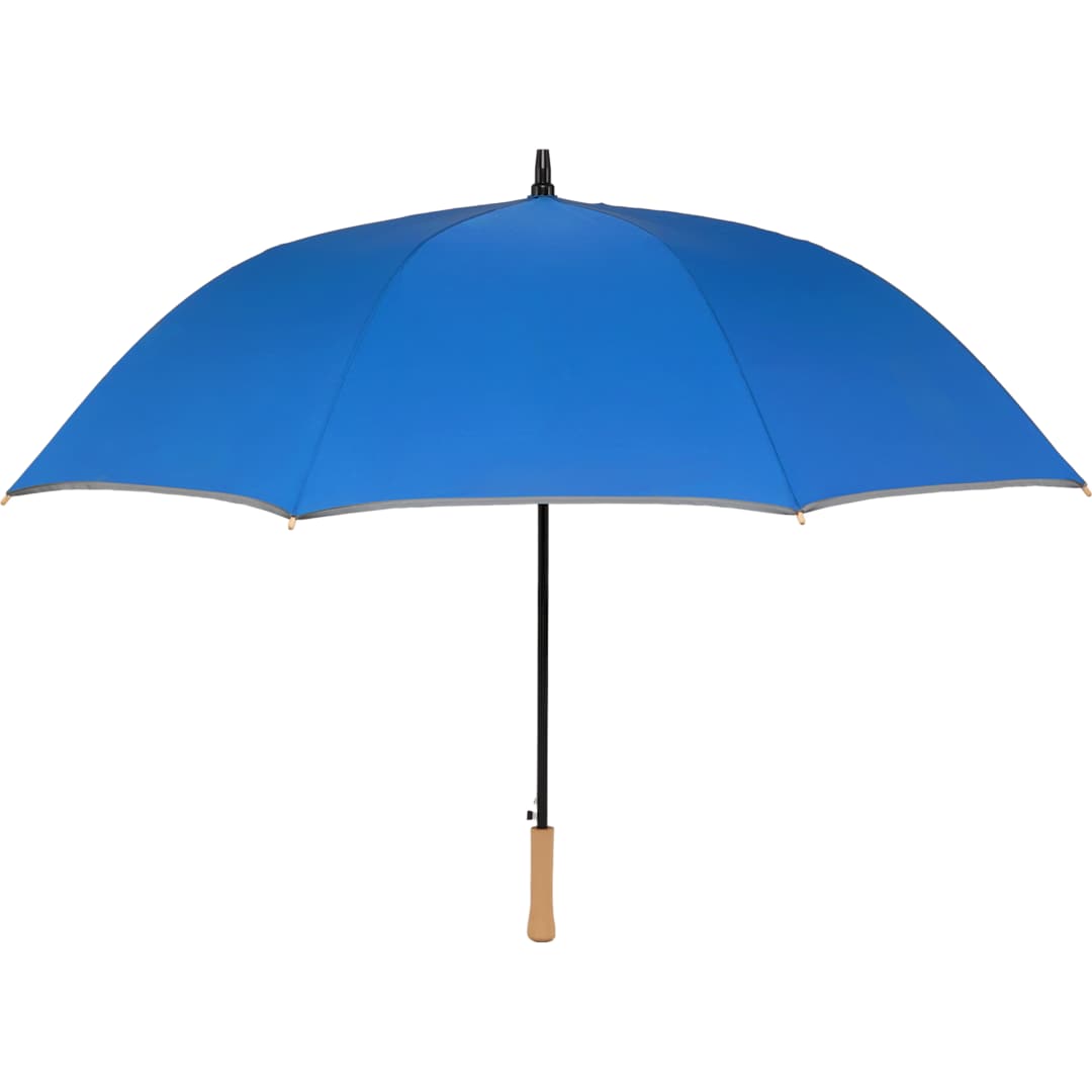 Bullet 60" Auto Open Umbrella w/ Reflective Trim - SM-8183 Blue