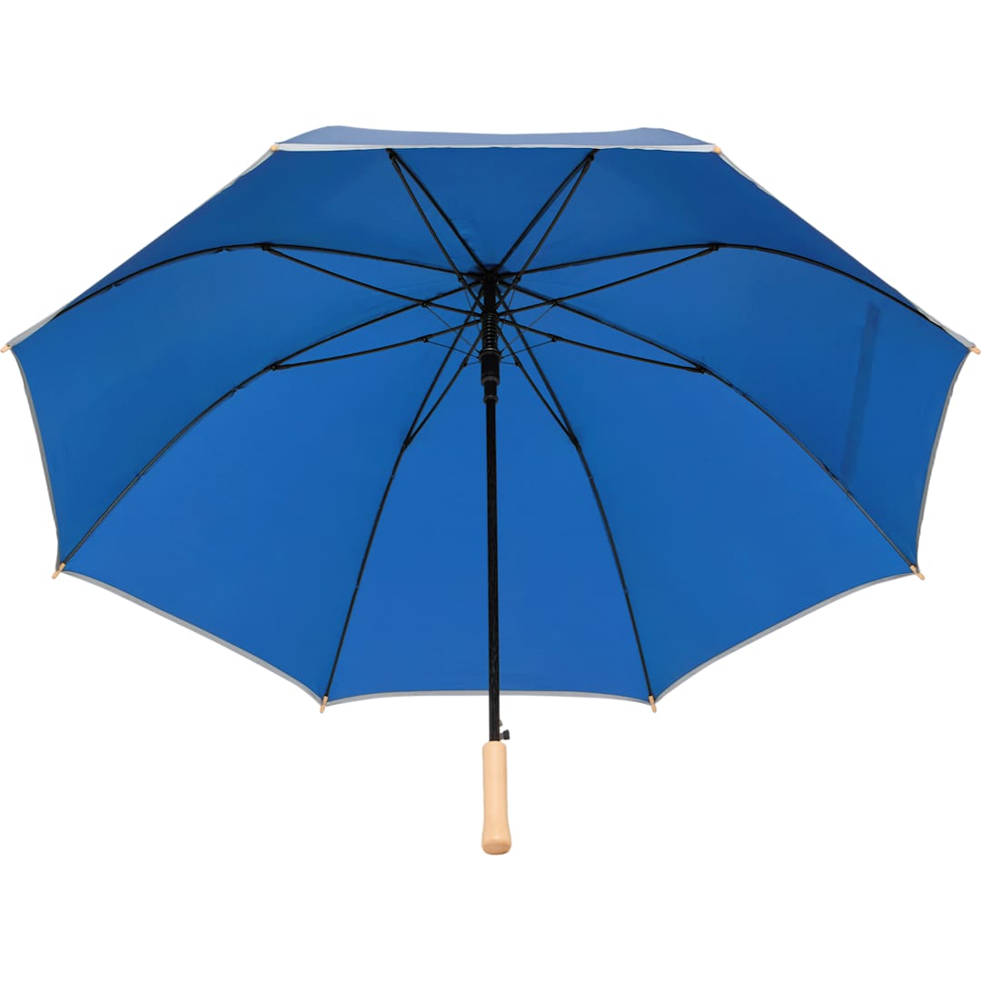 Bullet 60" Auto Open Umbrella w/ Reflective Trim - SM-8183 Blue
