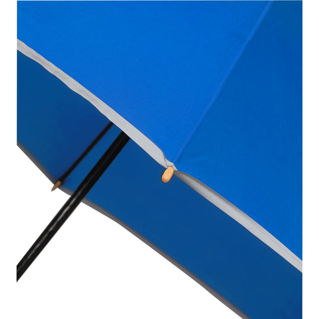 Bullet 60" Auto Open Umbrella w/ Reflective Trim - SM-8183 Blue