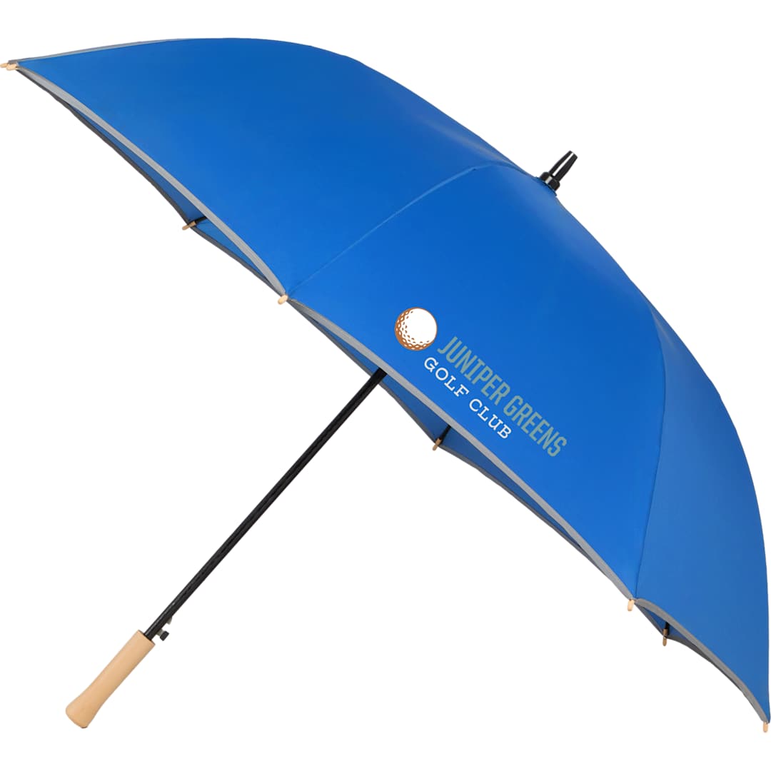 Bullet 60" Auto Open Umbrella w/ Reflective Trim - SM-8183 Blue