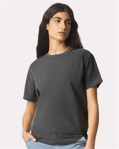 American Apparel Unisex Heavyweight Cotton Garment-Dyed Tee - 1301GD Faded Black