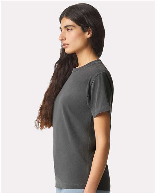 American Apparel Unisex Heavyweight Cotton Garment-Dyed Tee - 1301GD Faded Black