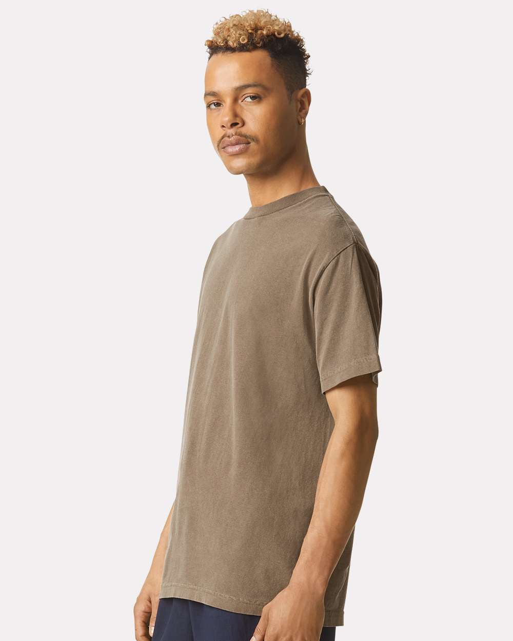 American Apparel Unisex Heavyweight Cotton Garment-Dyed Tee - 1301GD Faded Brown