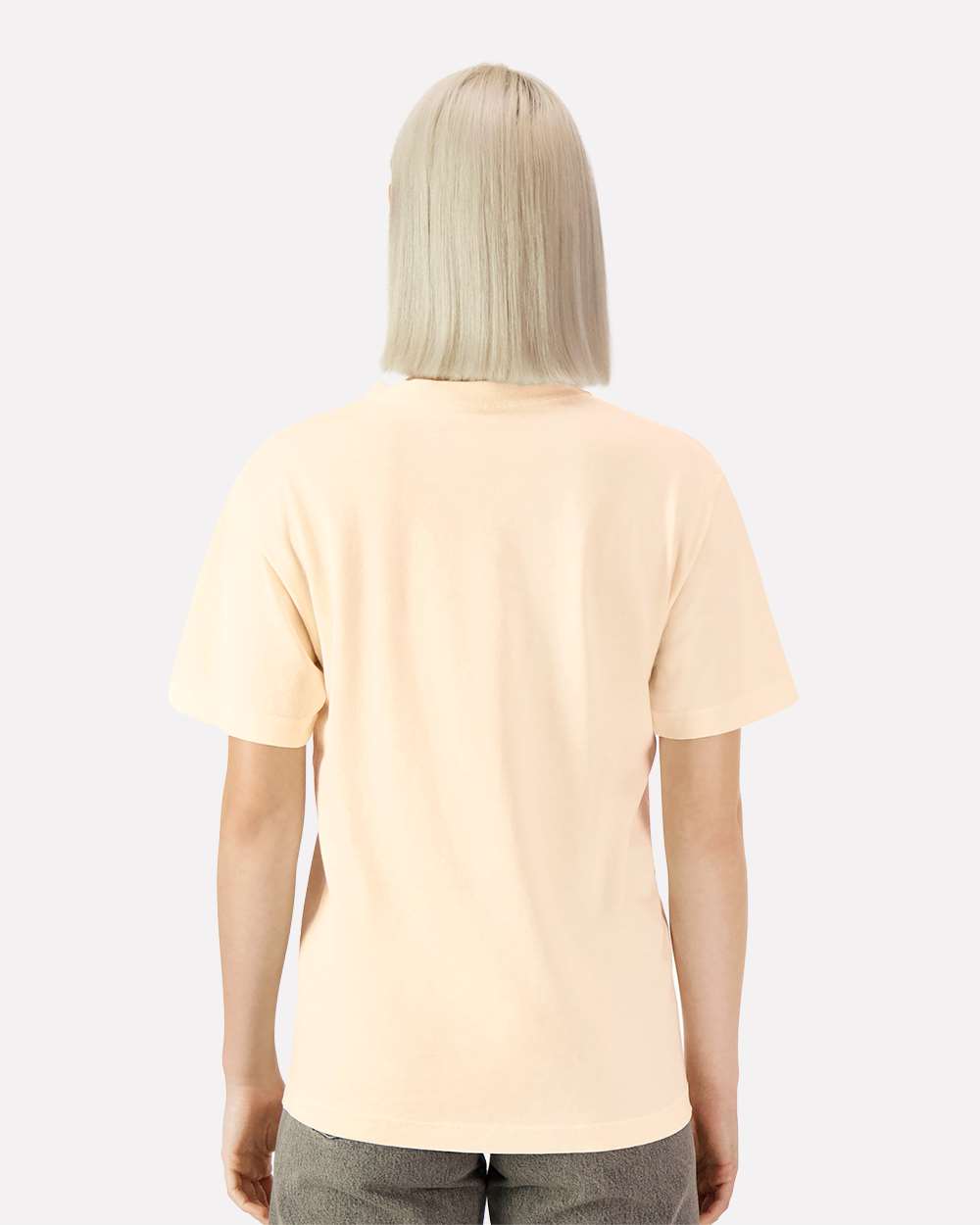American Apparel Unisex Heavyweight Cotton Garment-Dyed Tee - 1301GD Faded Cream