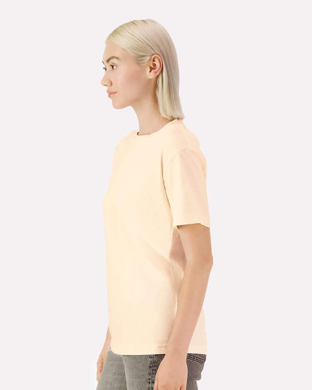 American Apparel Unisex Heavyweight Cotton Garment-Dyed Tee - 1301GD Faded Cream