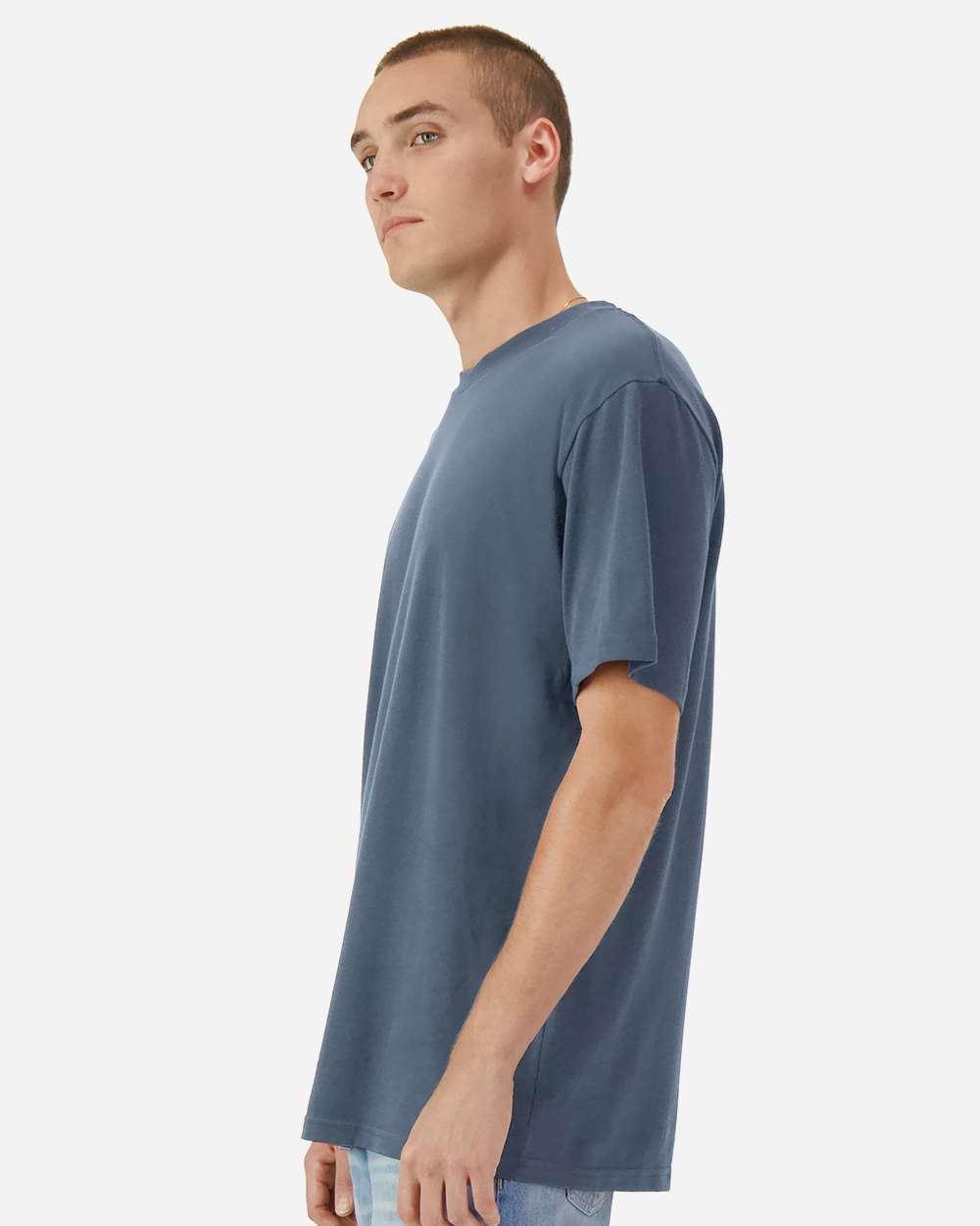 American Apparel Unisex Heavyweight Cotton Garment-Dyed Tee - 1301GD Faded Navy