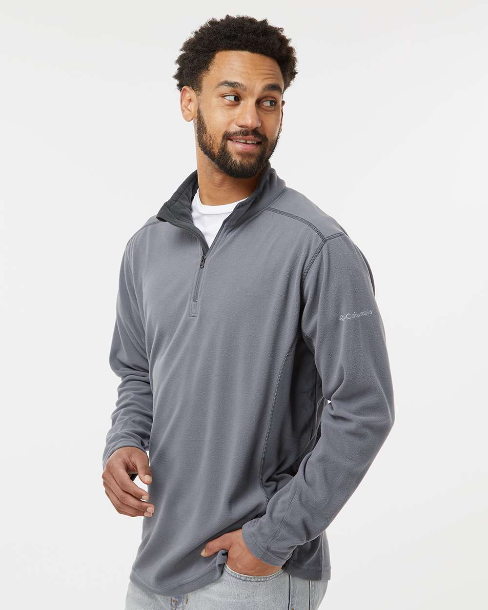Columbia Men's Klamath Range™ II Half-Zip Pullover - 212469 City Grey- Shark