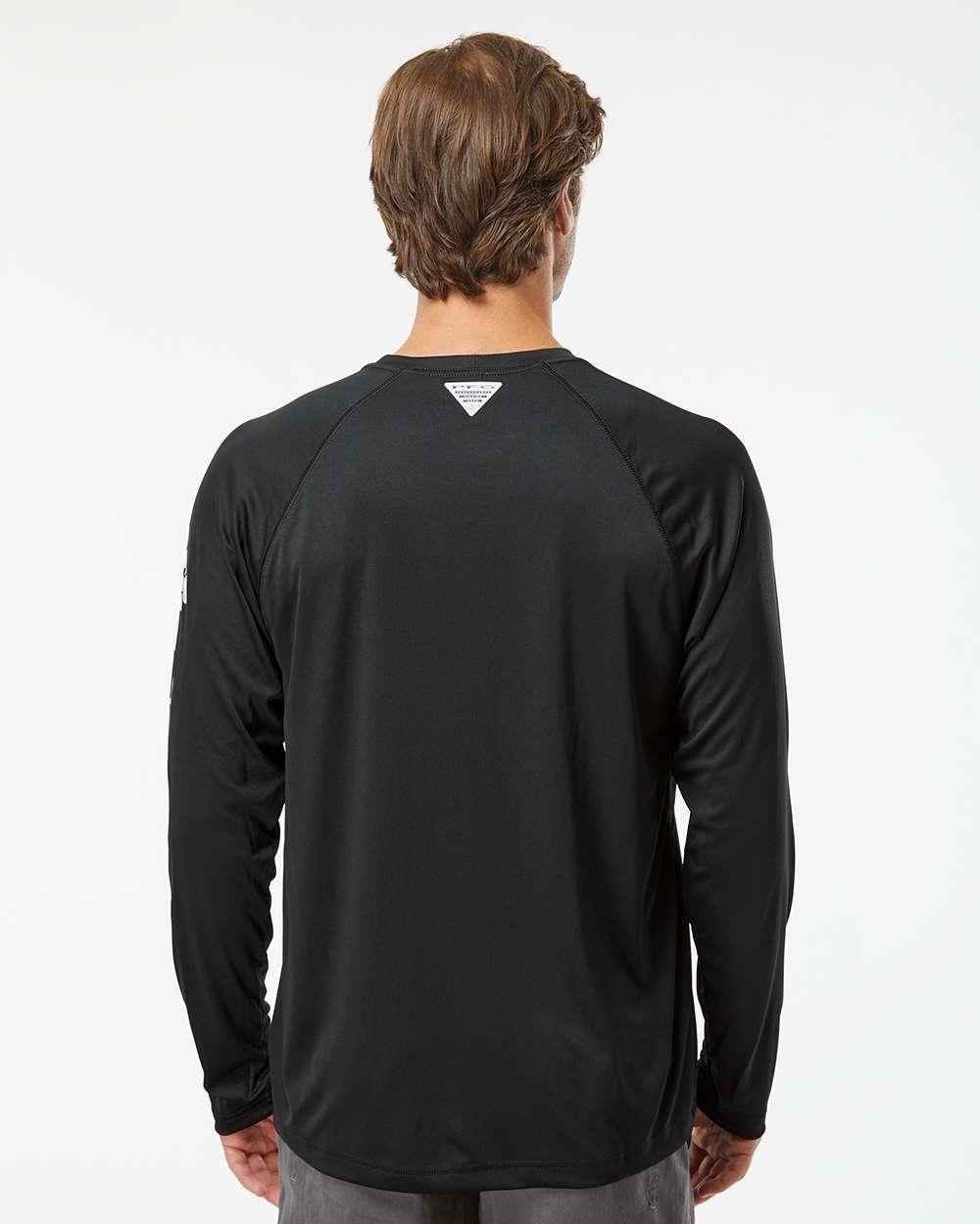 Columbia Men's PFG Terminal Tackle™ Long Sleeve T-Shirt - 212472 Black- Cool Grey