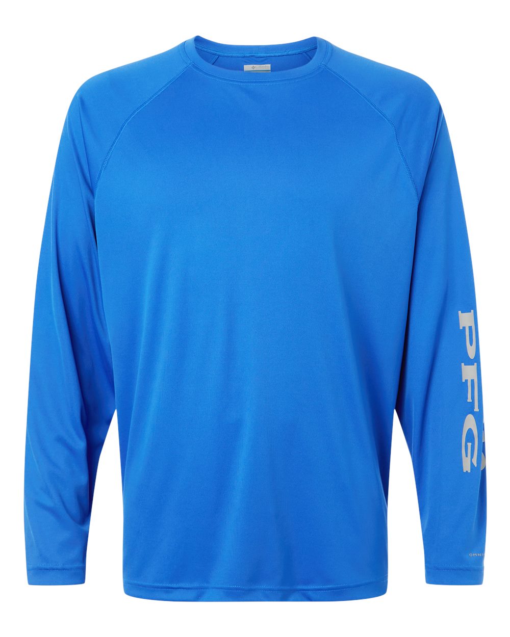 Columbia Men's PFG Terminal Tackle™ Long Sleeve T-Shirt - 212472 Vivid Blue- Cool Grey