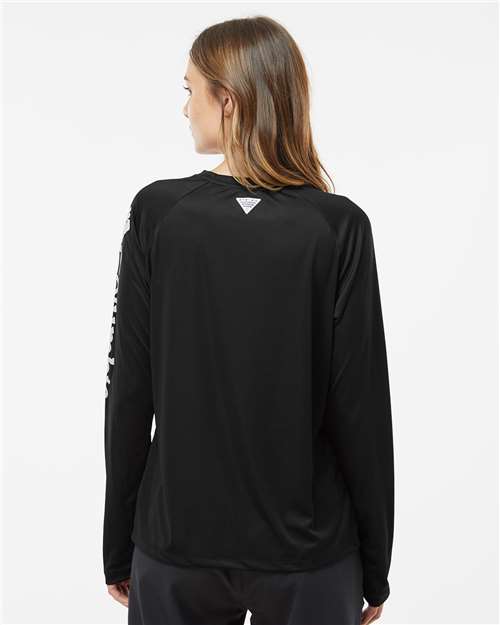 Columbia Women's PFG Tidal Tee™ II Long Sleeve - 212485 Black- Cirrus Grey