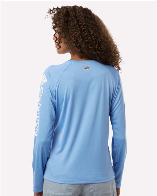 Columbia Women's PFG Tidal Tee™ II Long Sleeve - 212485 White Cap- White