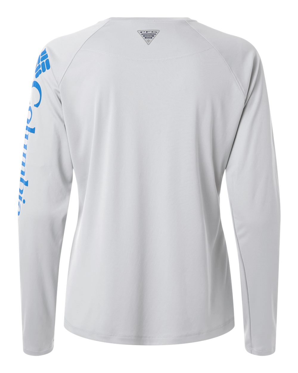 Columbia Women's PFG Tidal Tee™ II Long Sleeve - 212485 Cool Grey- Vivid Blue
