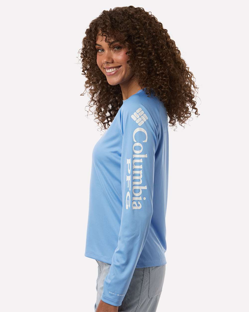 Columbia Women's PFG Tidal Tee™ II Long Sleeve - 212485 White Cap- White