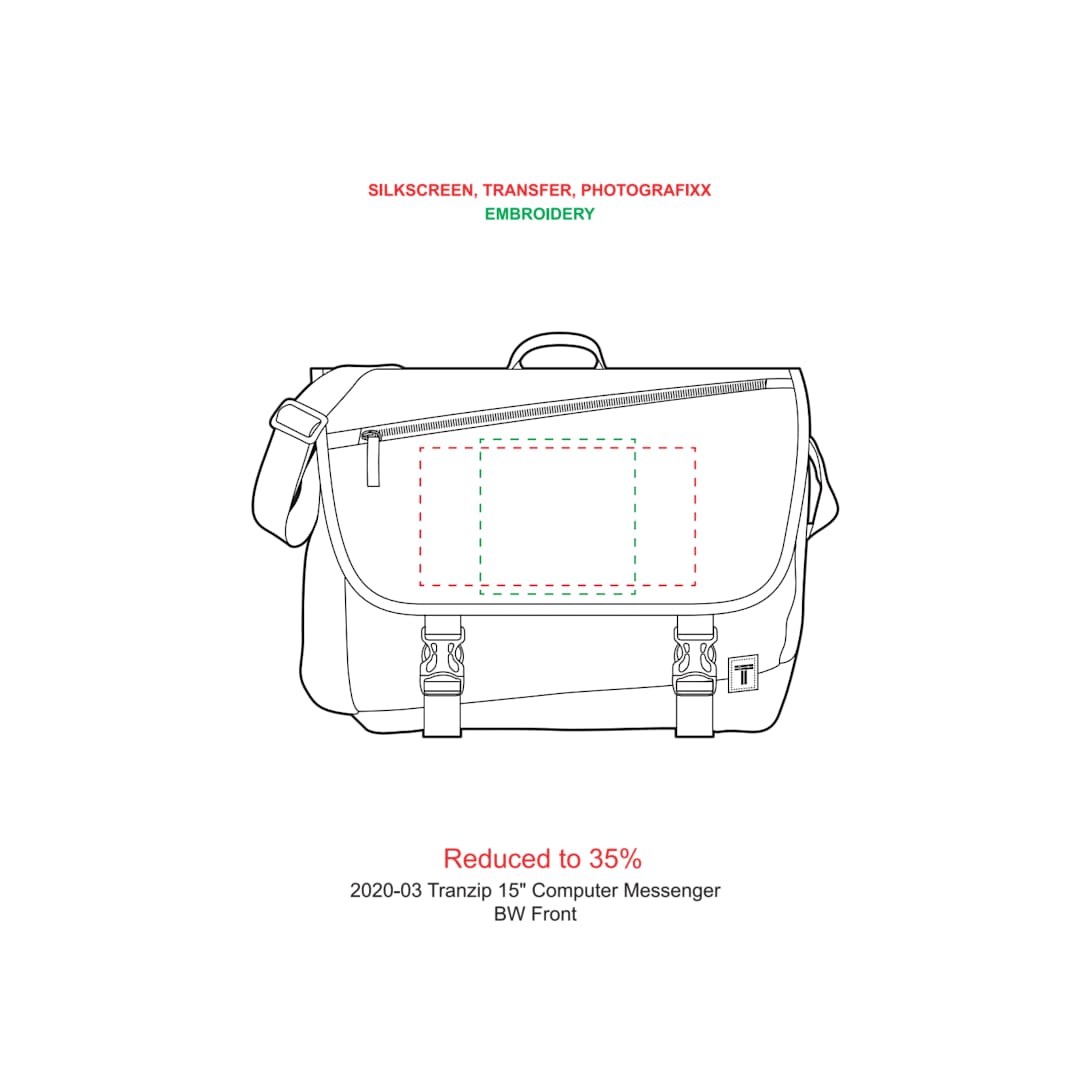 Tranzip Tranzip 15&quot; Computer Messenger - 2020-03 Black