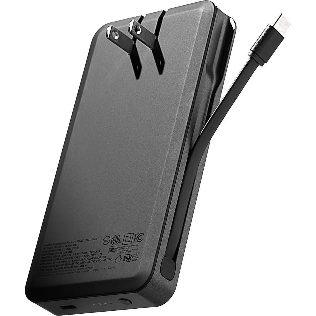 mophie mophie 10000 mAh Powerstation Plus AC - 7124-38 Black