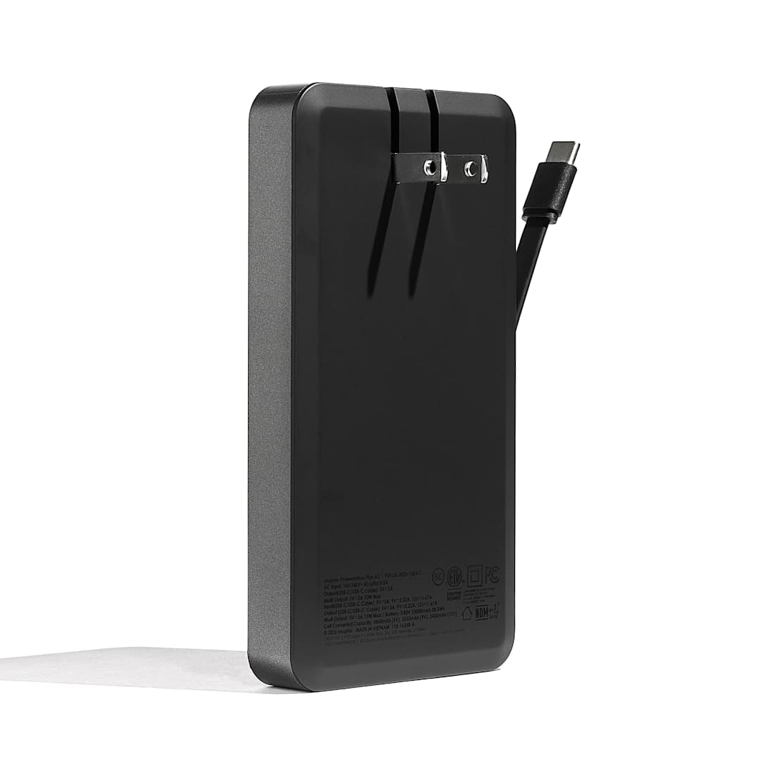 mophie mophie 10000 mAh Powerstation Plus AC - 7124-38 Black