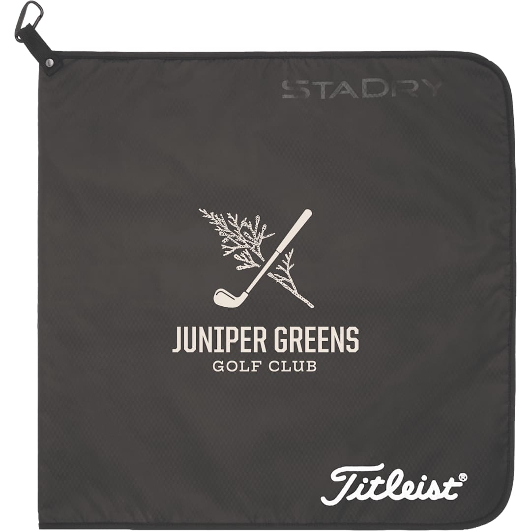 Titleist Titleist StaDry Performance Towel - 8460-16 Black