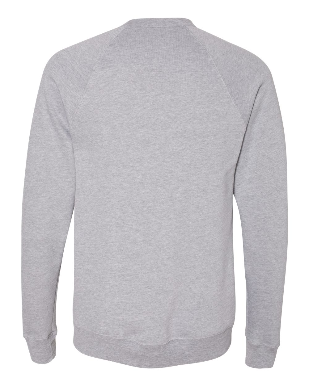 BELLA + CANVAS Unisex Sponge Fleece Raglan Crewneck Sweatshirt - 3901 Athletic Heather