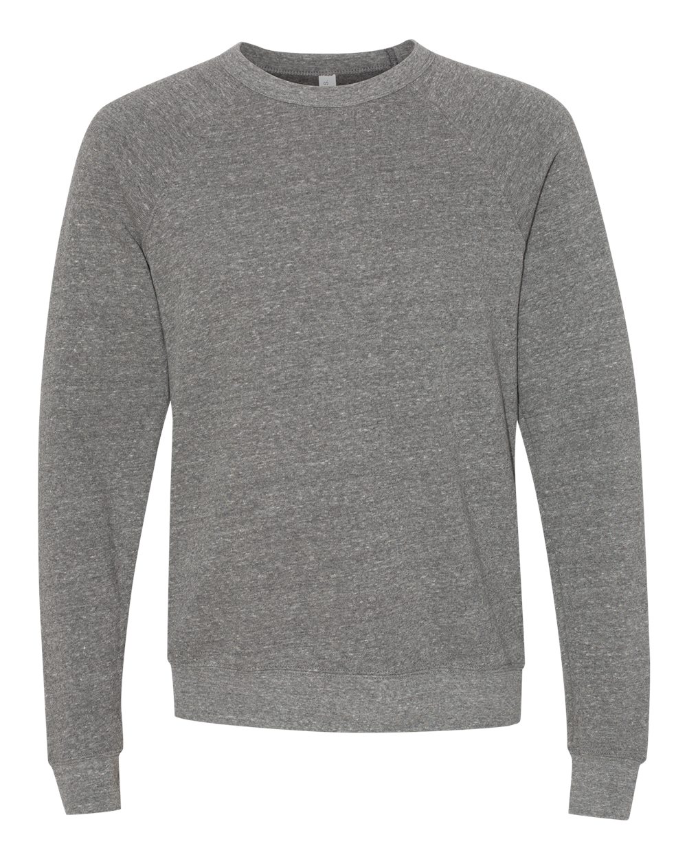 BELLA + CANVAS Unisex Sponge Fleece Raglan Crewneck Sweatshirt - 3901 Deep Heather