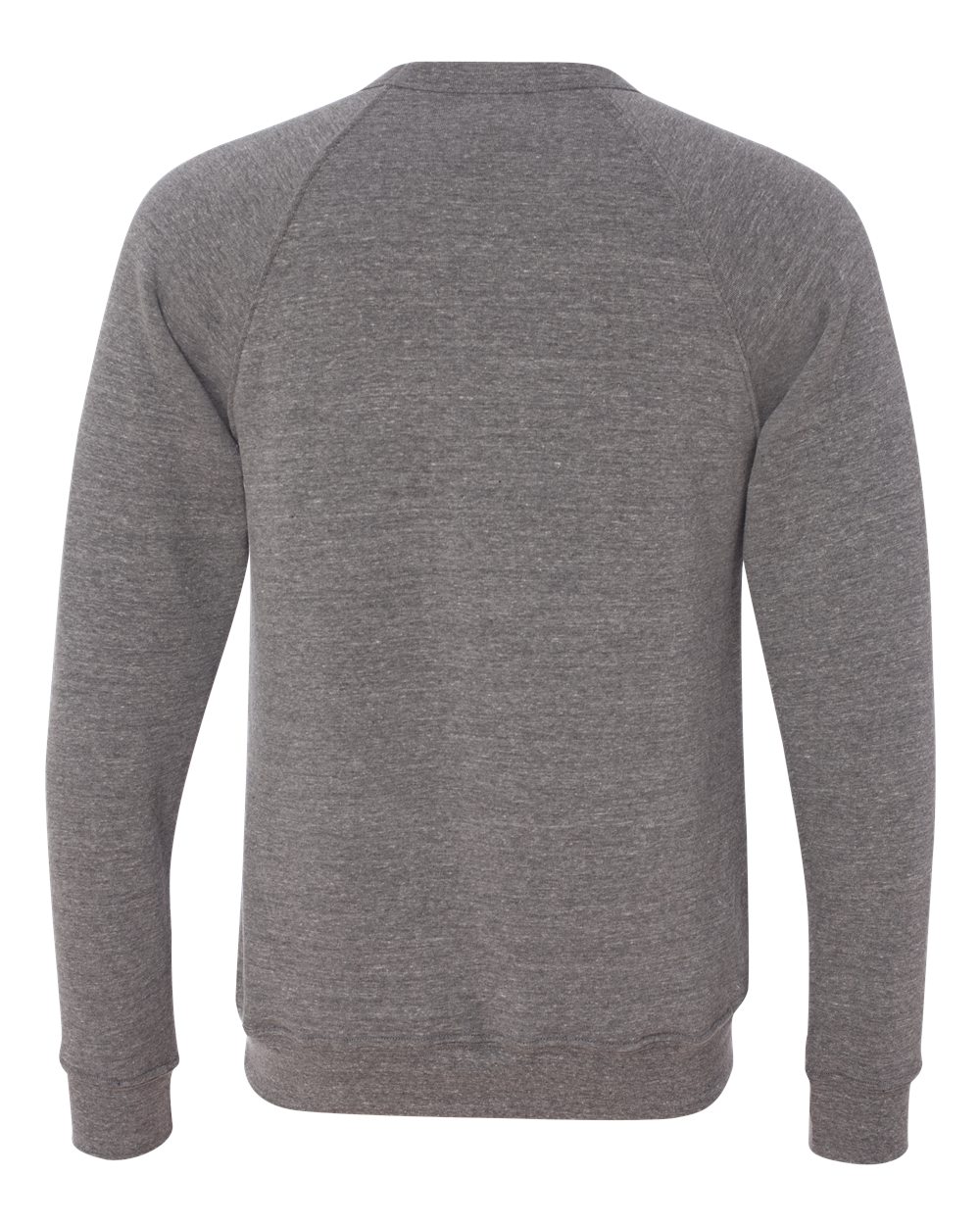 BELLA + CANVAS Unisex Sponge Fleece Raglan Crewneck Sweatshirt - 3901 Grey Triblend