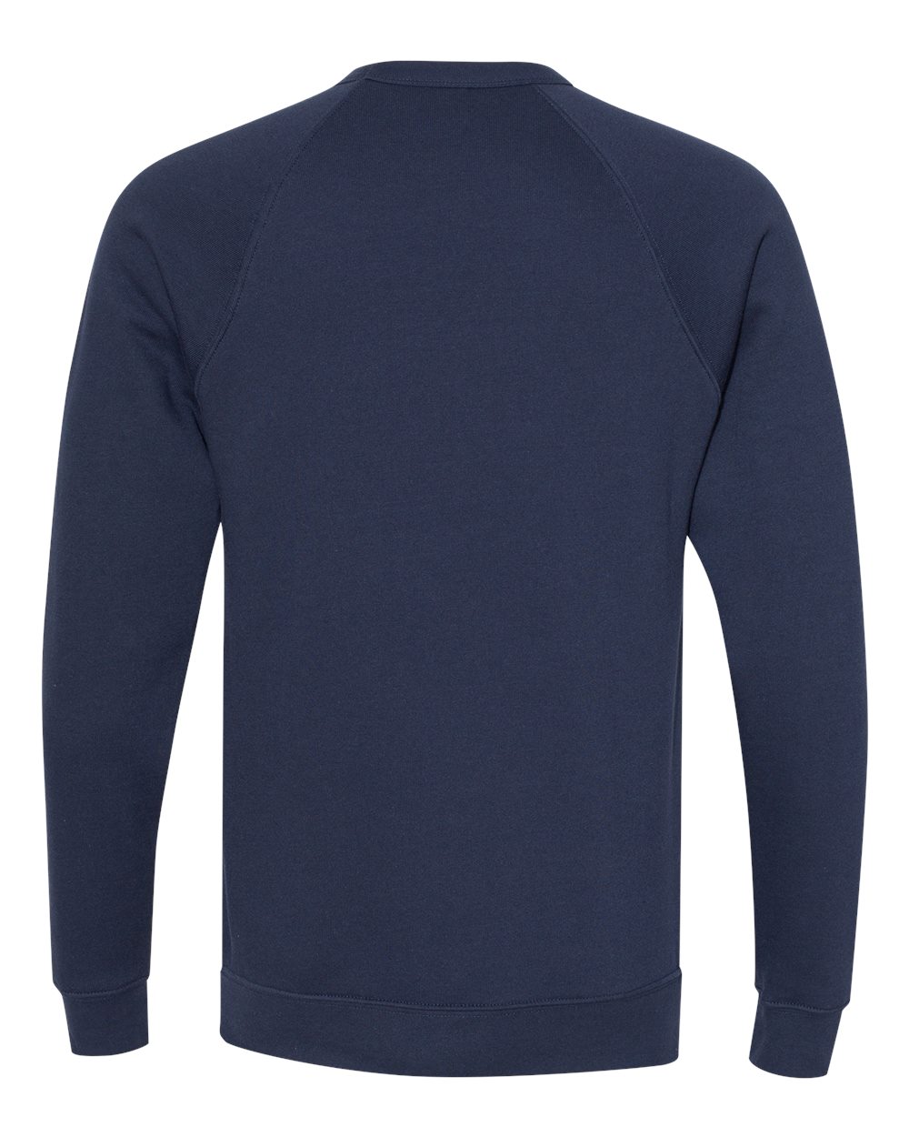 BELLA + CANVAS Unisex Sponge Fleece Raglan Crewneck Sweatshirt - 3901 Navy