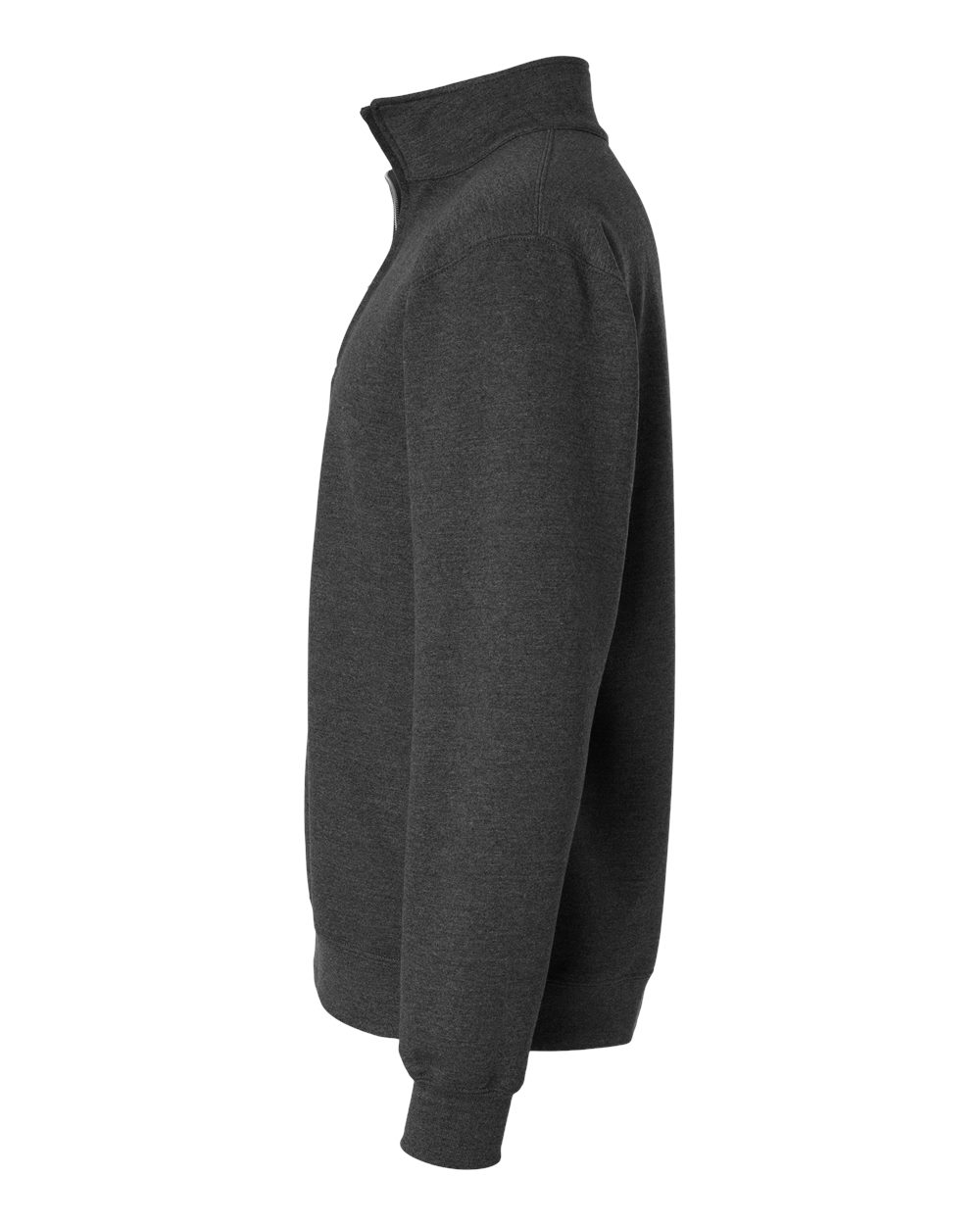 Gildan Unisex Heavy Blend™ Quarter-Zip Sweatshirt - 18810 Fan Charcoal Heather