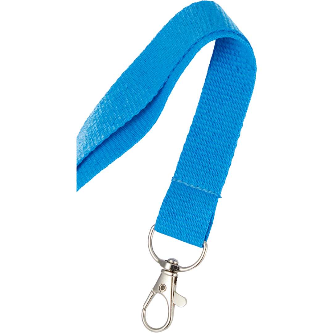 Neon Recycled Lanyard - SM-2477 Blue