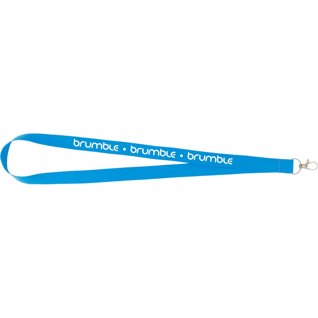 Neon Recycled Lanyard - SM-2477 Blue
