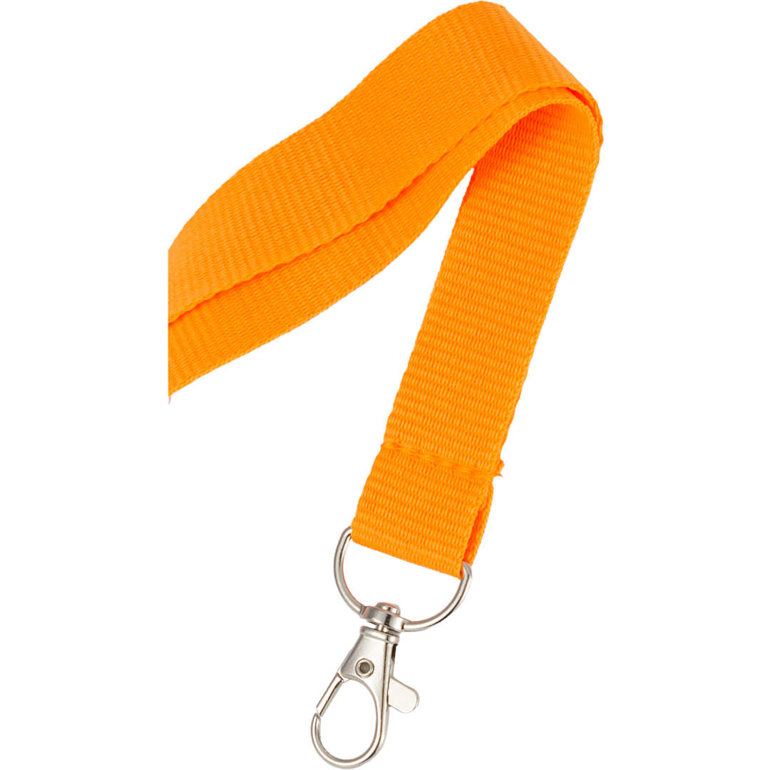 Neon Recycled Lanyard - SM-2477 Orange