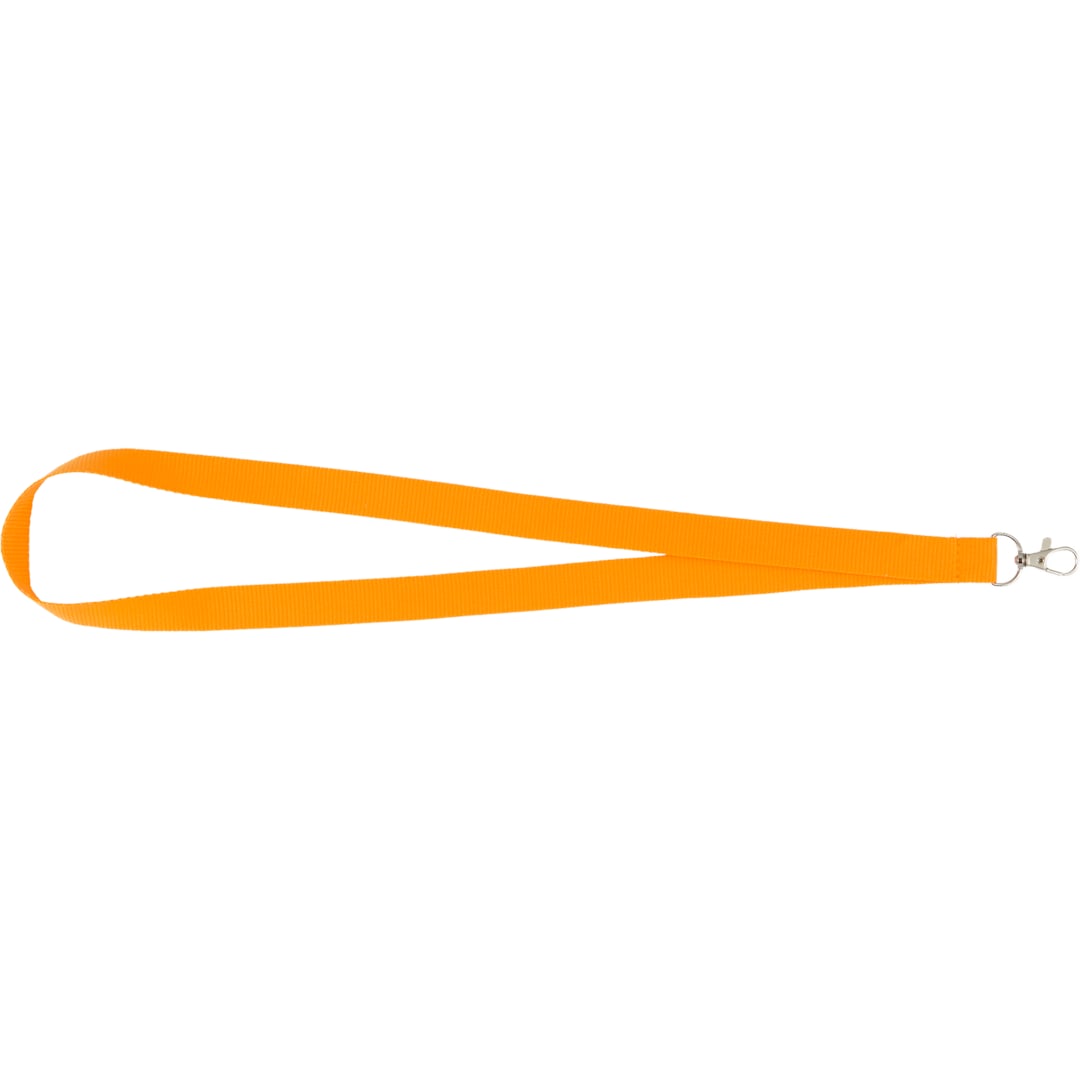 Neon Recycled Lanyard - SM-2477 Orange