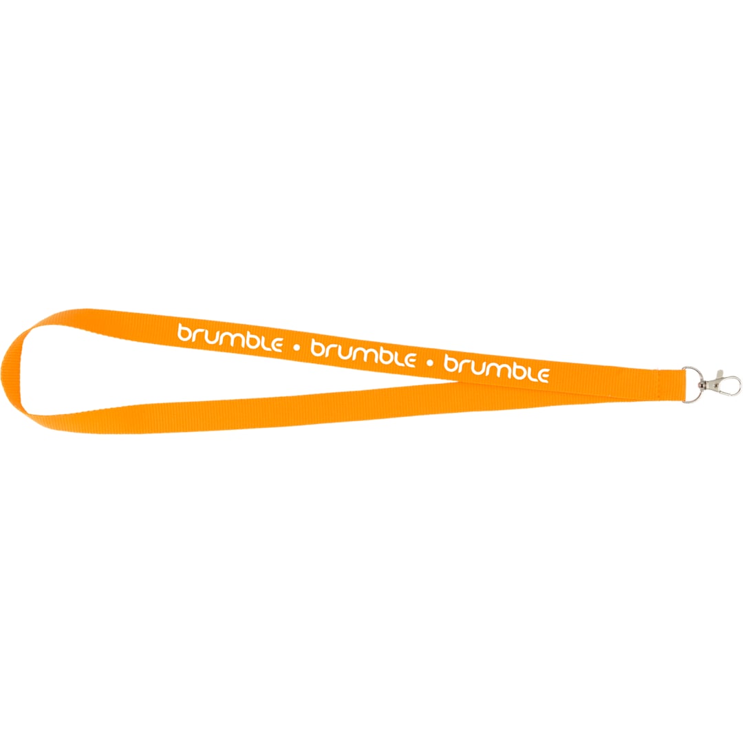 Neon Recycled Lanyard - SM-2477 Orange