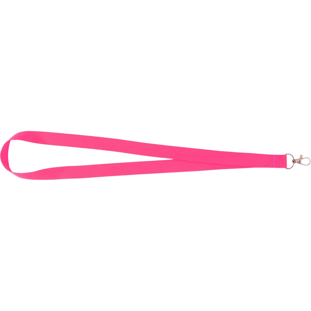 Neon Recycled Lanyard - SM-2477 Pink