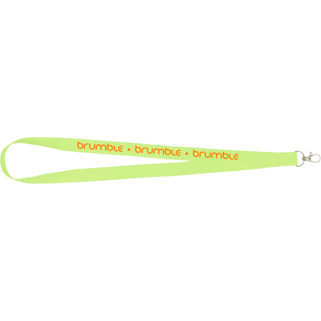 Neon Recycled Lanyard - SM-2477 Yellow