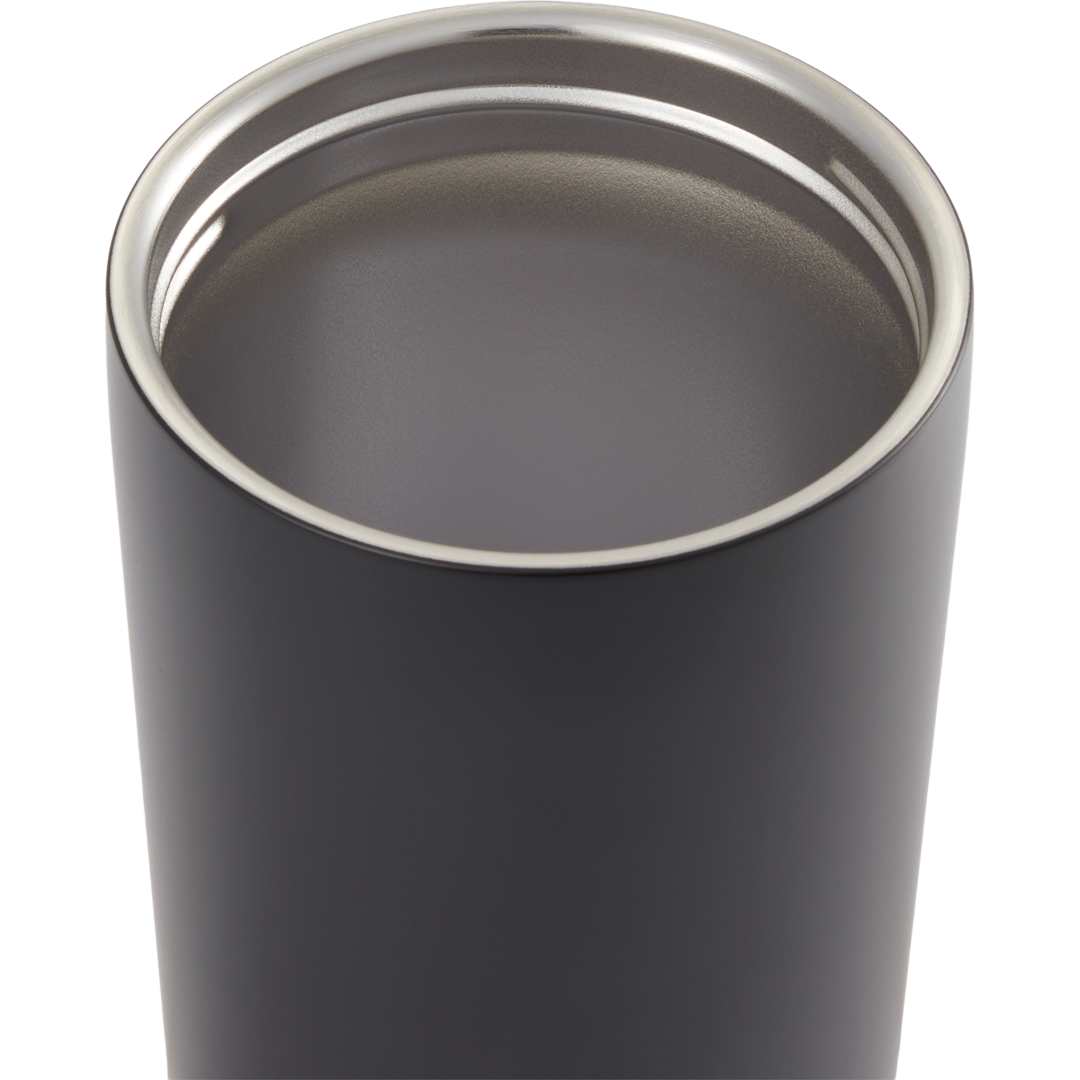 Maddie Recycled SS Vacuum Tumbler w/ 360 Lid 16oz - SM-6564 Black