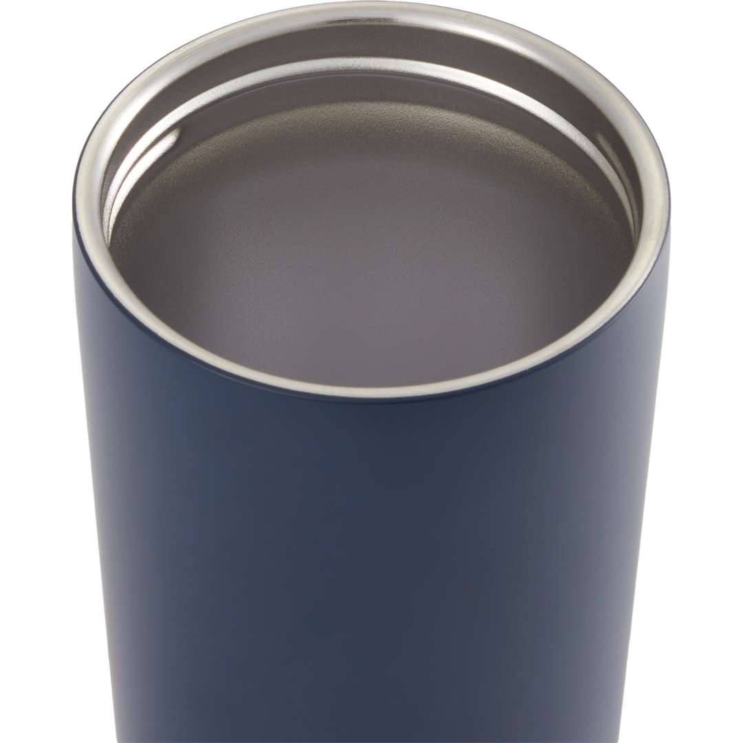 Maddie Recycled SS Vacuum Tumbler w/ 360 Lid 16oz - SM-6564 Blue