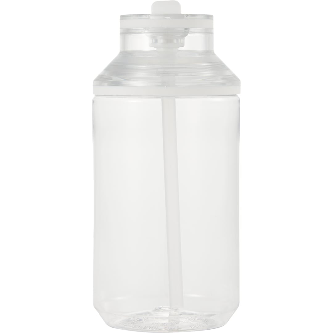 Zach Recycled RPET Sports Bottle w/ Straw 22oz - SM-6567 Clear