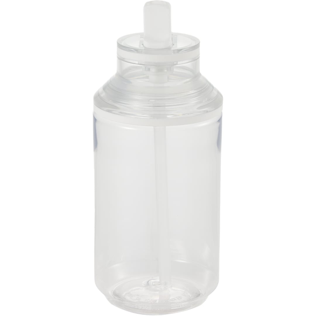 Zach Recycled RPET Sports Bottle w/ Straw 22oz - SM-6567 Clear