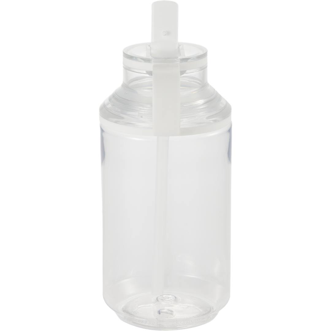 Zach Recycled RPET Sports Bottle w/ Straw 22oz - SM-6567 Clear