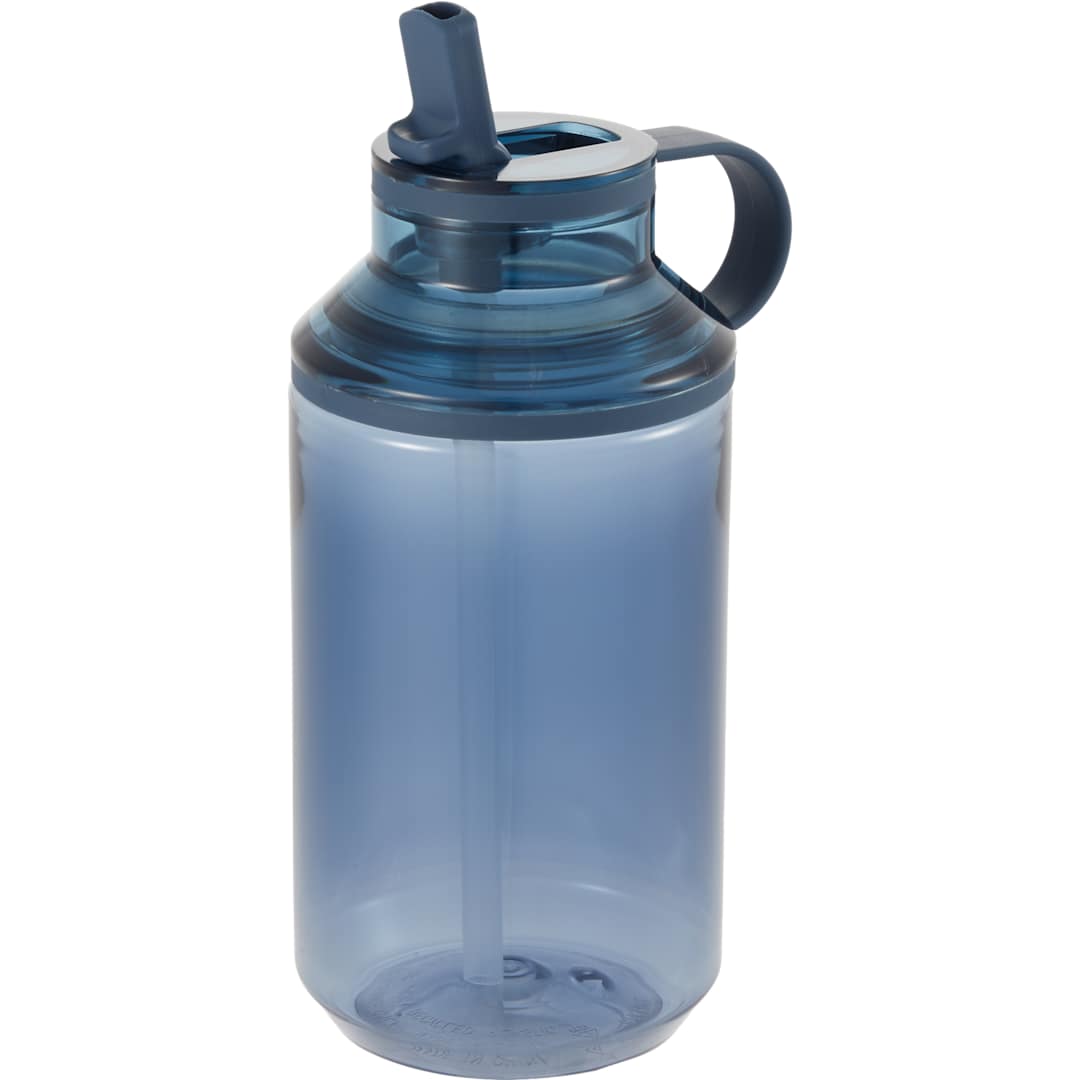 Zach Recycled RPET Sports Bottle w/ Straw 22oz - SM-6567 Blue