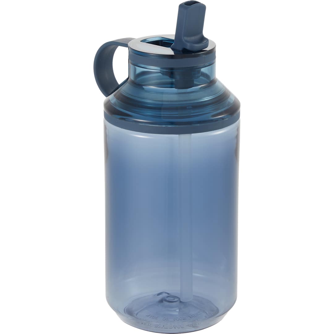 Zach Recycled RPET Sports Bottle w/ Straw 22oz - SM-6567 Blue