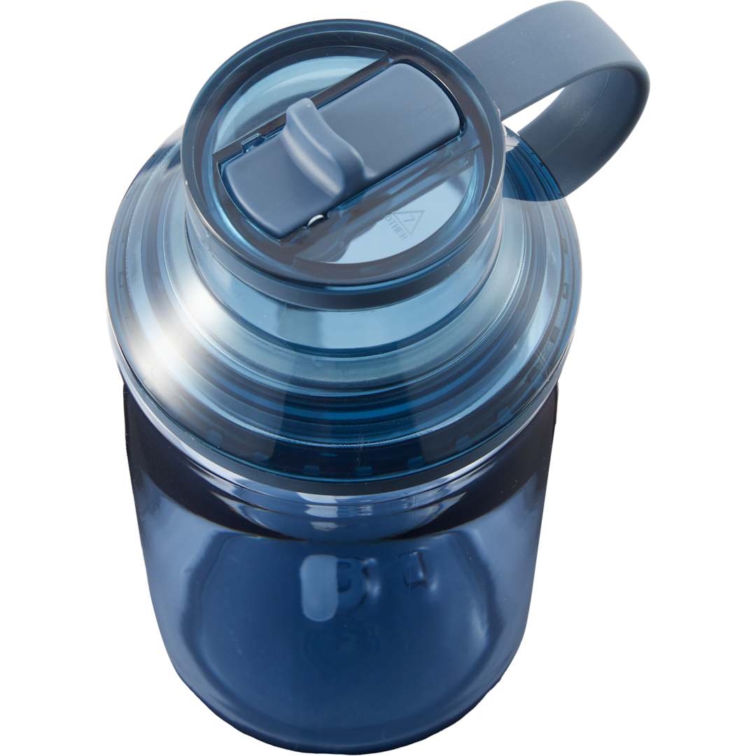 Zach Recycled RPET Sports Bottle w/ Straw 22oz - SM-6567 Blue