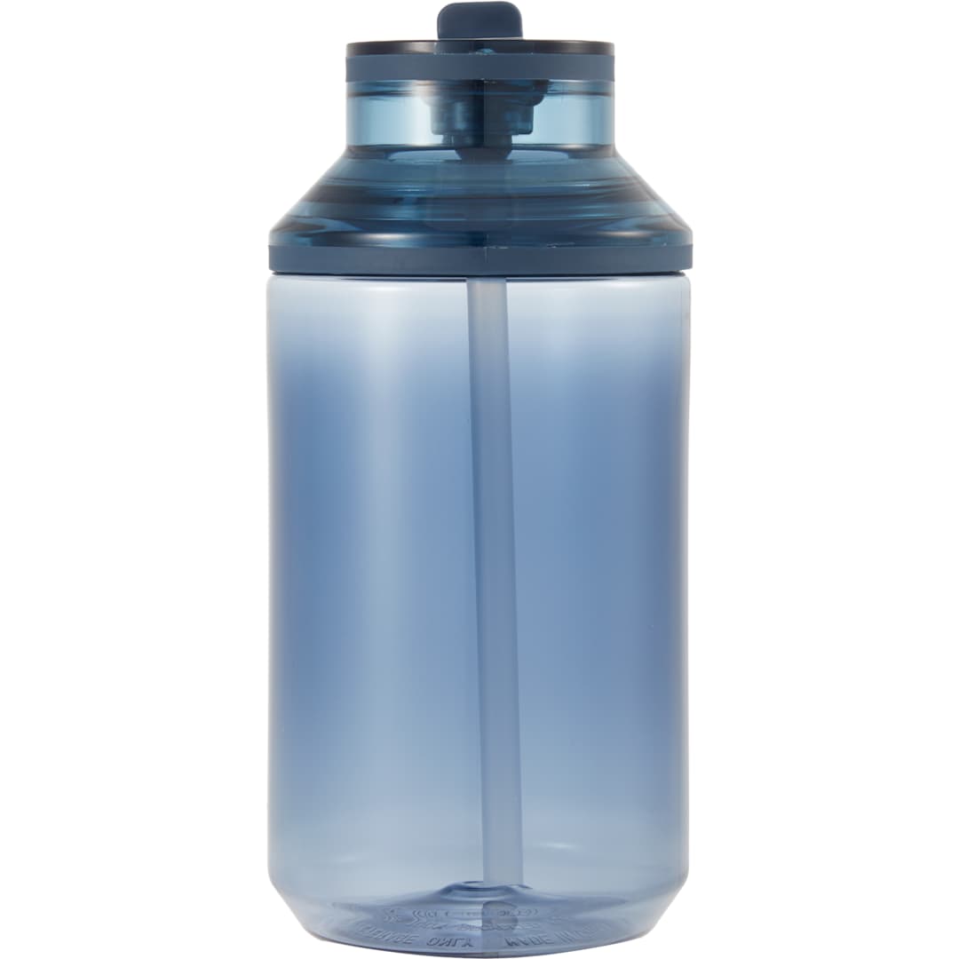 Zach Recycled RPET Sports Bottle w/ Straw 22oz - SM-6567 Blue