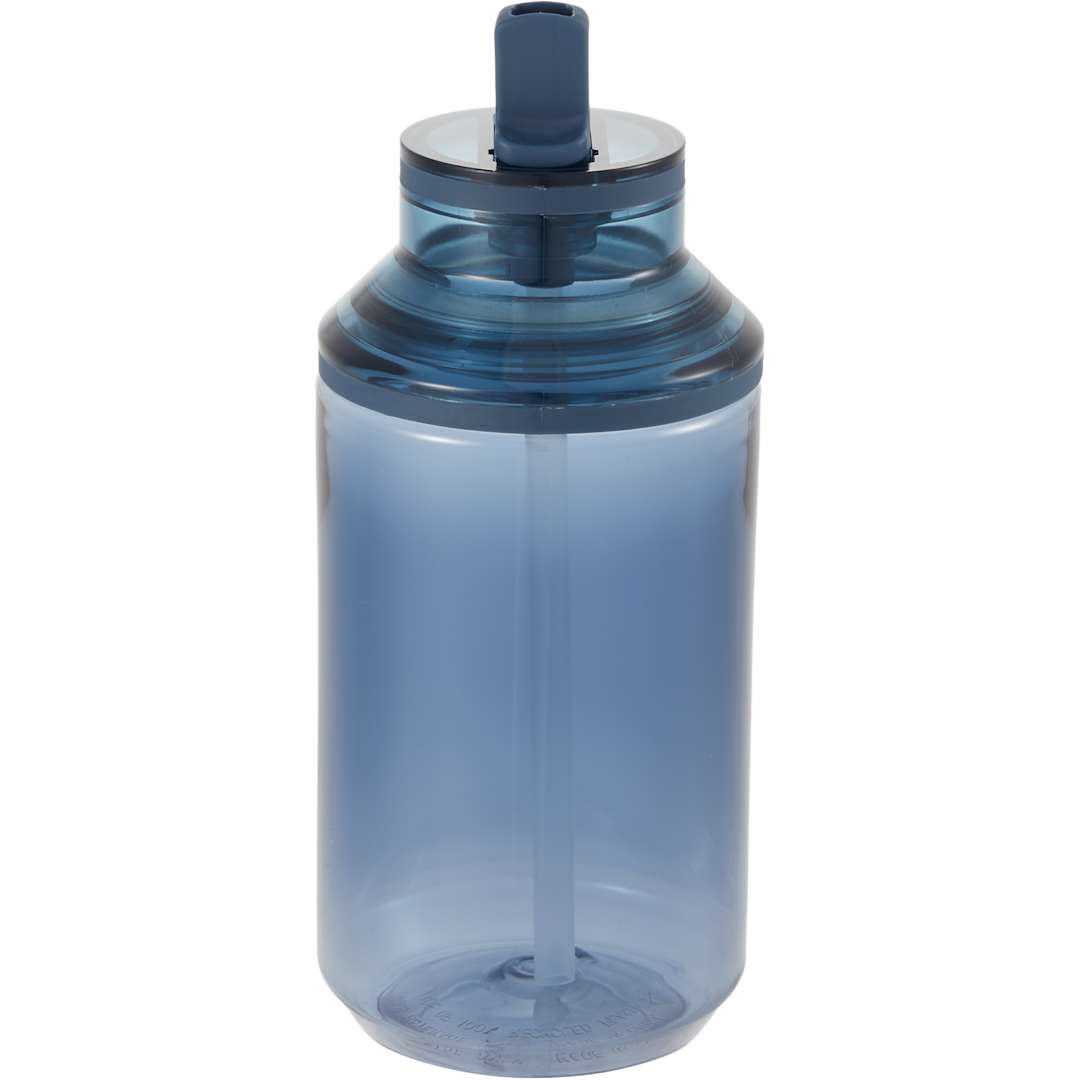 Zach Recycled RPET Sports Bottle w/ Straw 22oz - SM-6567 Blue