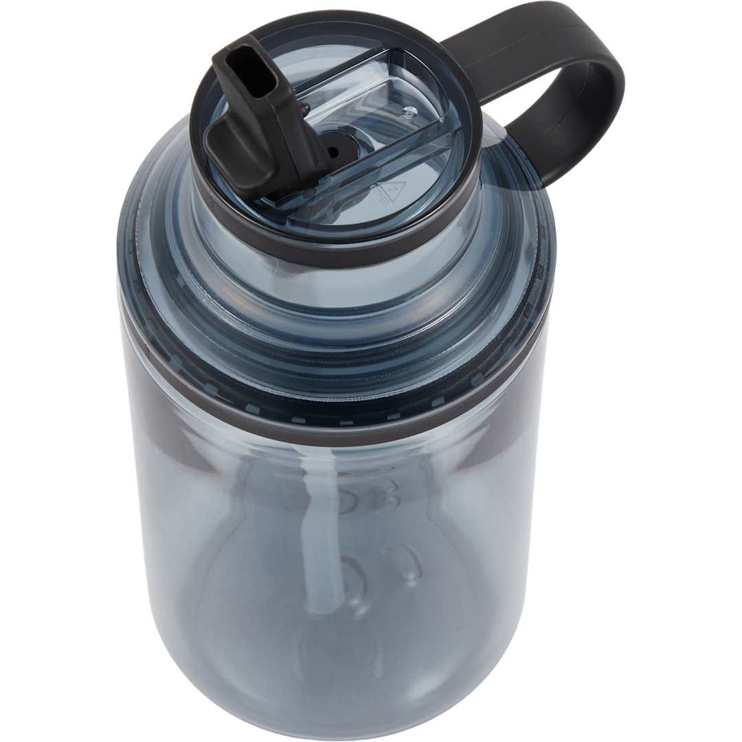 Zach Recycled RPET Sports Bottle w/ Straw 22oz - SM-6567 Gray