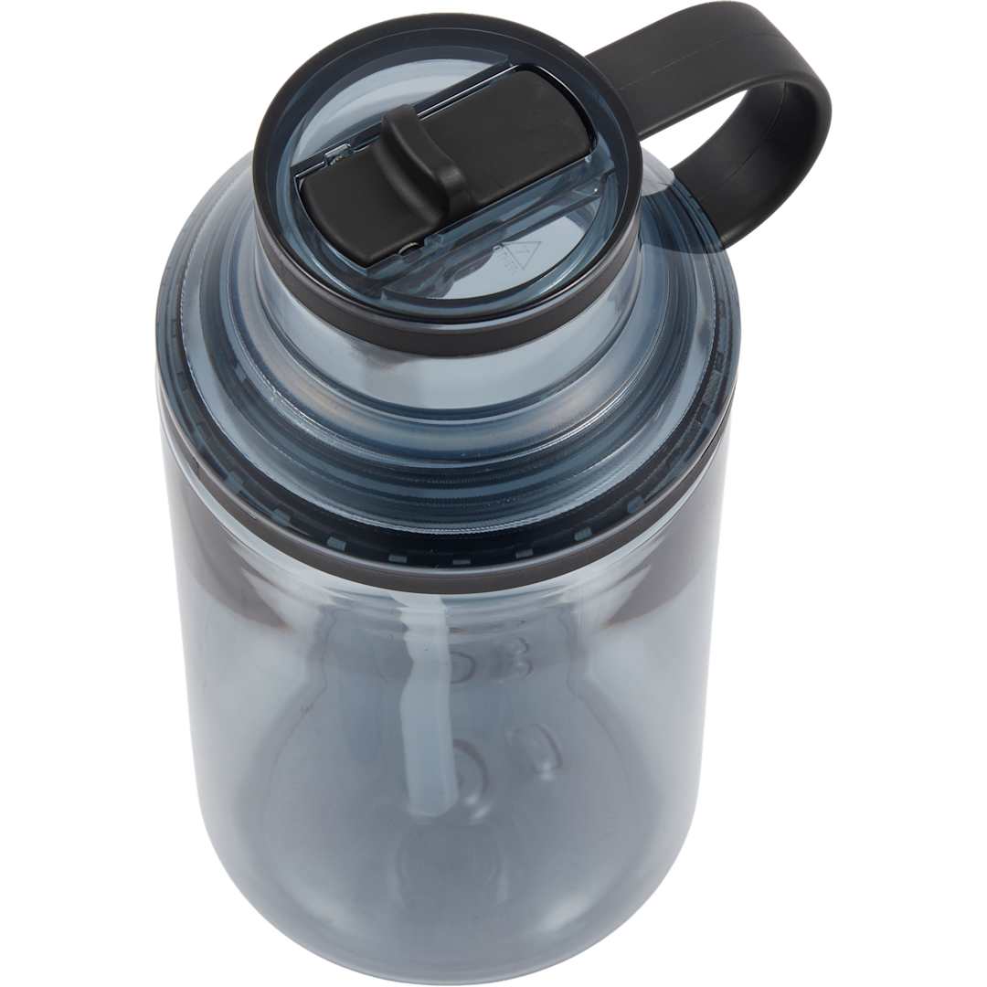 Zach Recycled RPET Sports Bottle w/ Straw 22oz - SM-6567 Gray