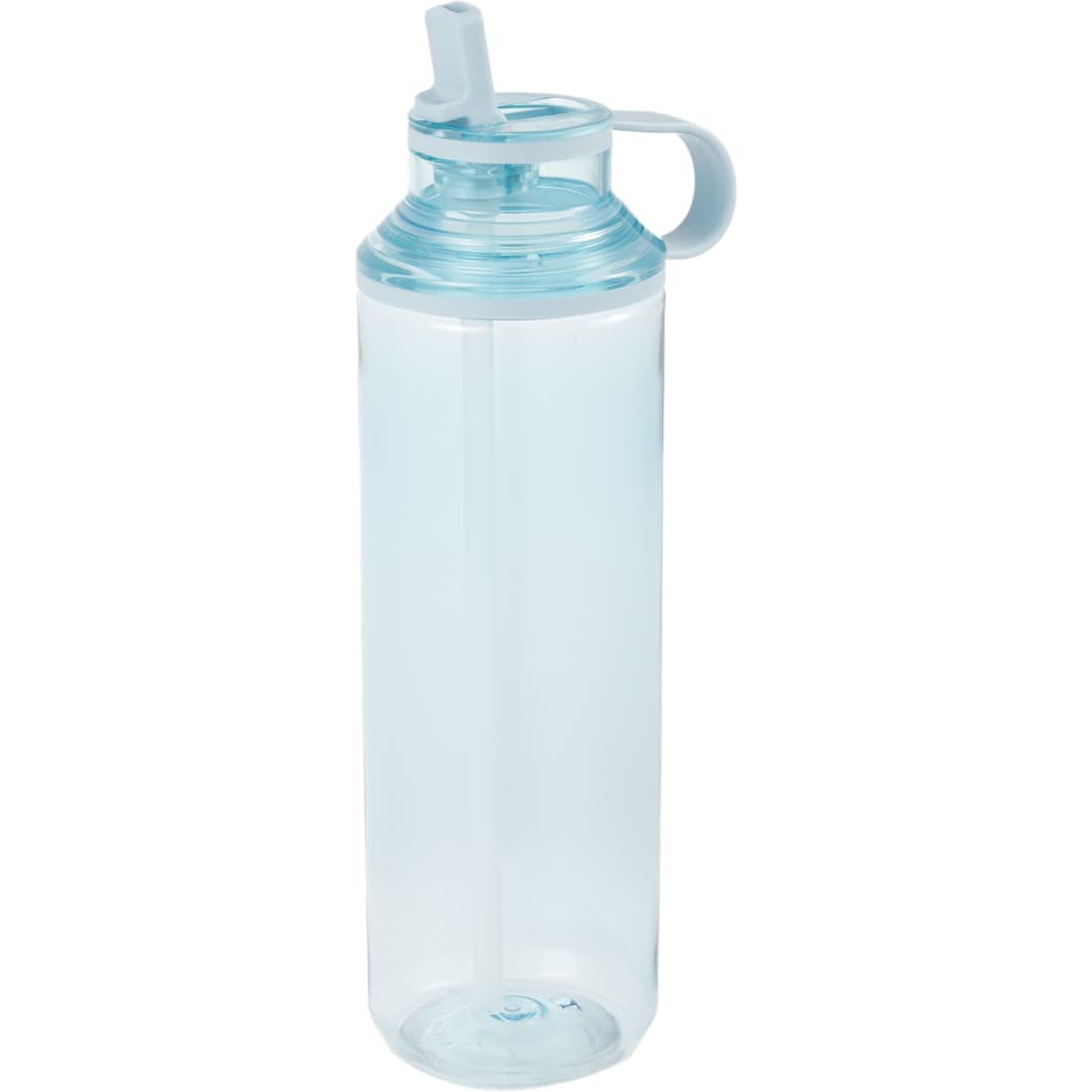 Carol Recycled RPET Sports Bottle w/ Straw 30oz - SM-6570 Blue