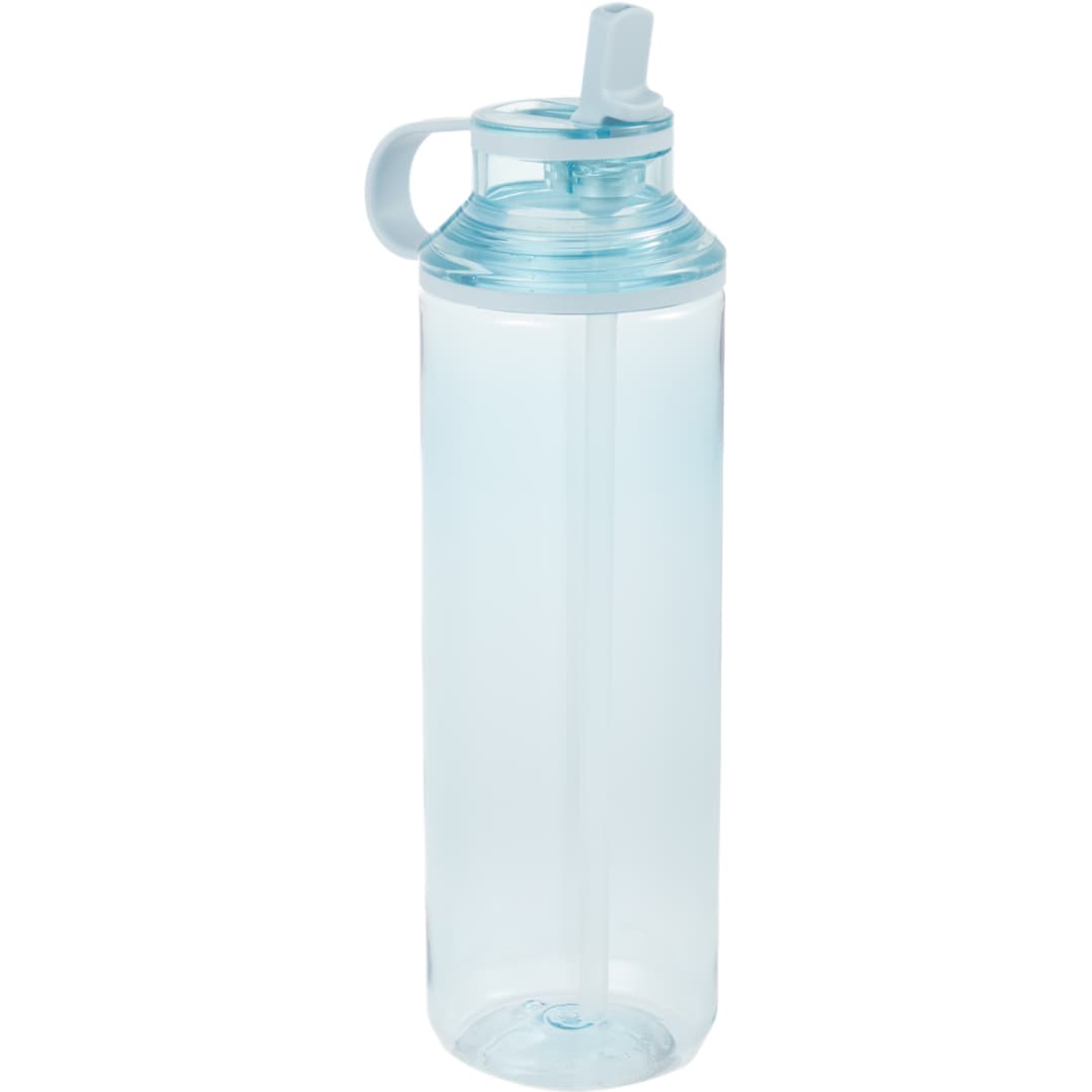 Carol Recycled RPET Sports Bottle w/ Straw 30oz - SM-6570 Blue